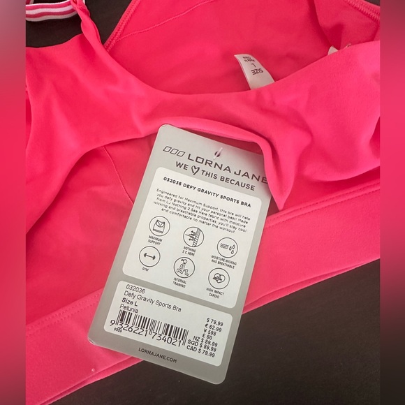 Lorna Jane Defy Gravity Sports Bra - Picture 2 of 7